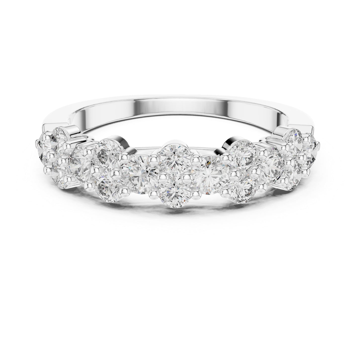 18K Rose Gold Round Lab-Grown Diamond Drop Ring for Women | Anniversary Gift | Pure Carat