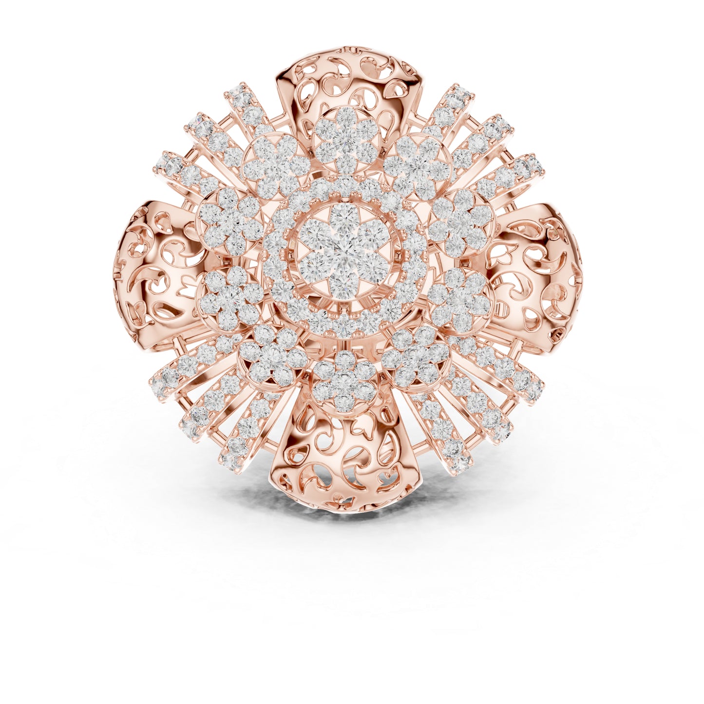 18K White Gold Round Lab-Grown Diamond Ring for Women | Office Wear Jewellery | Pure Carat