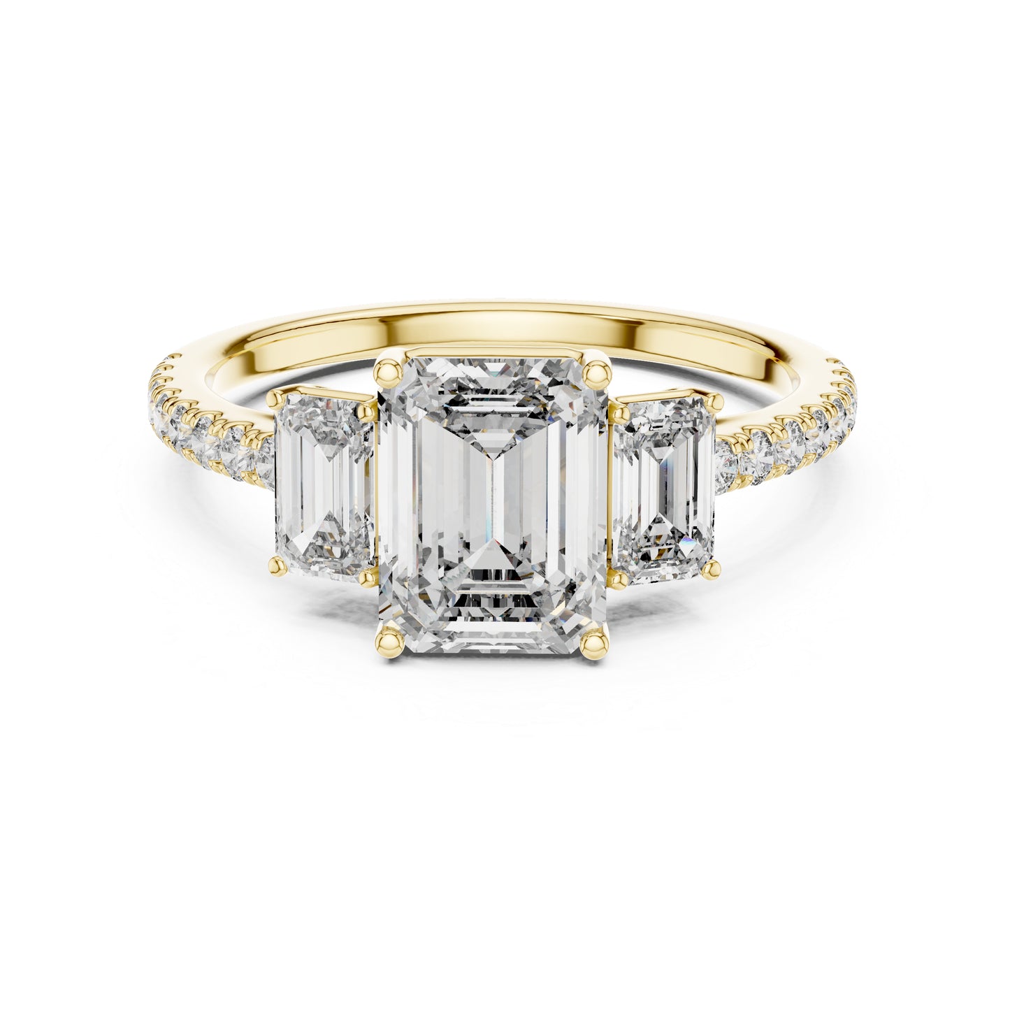 14K Rose Gold Round Cut Diamond Drop Ring for Women | Engagement Jewellery | Pure Carat