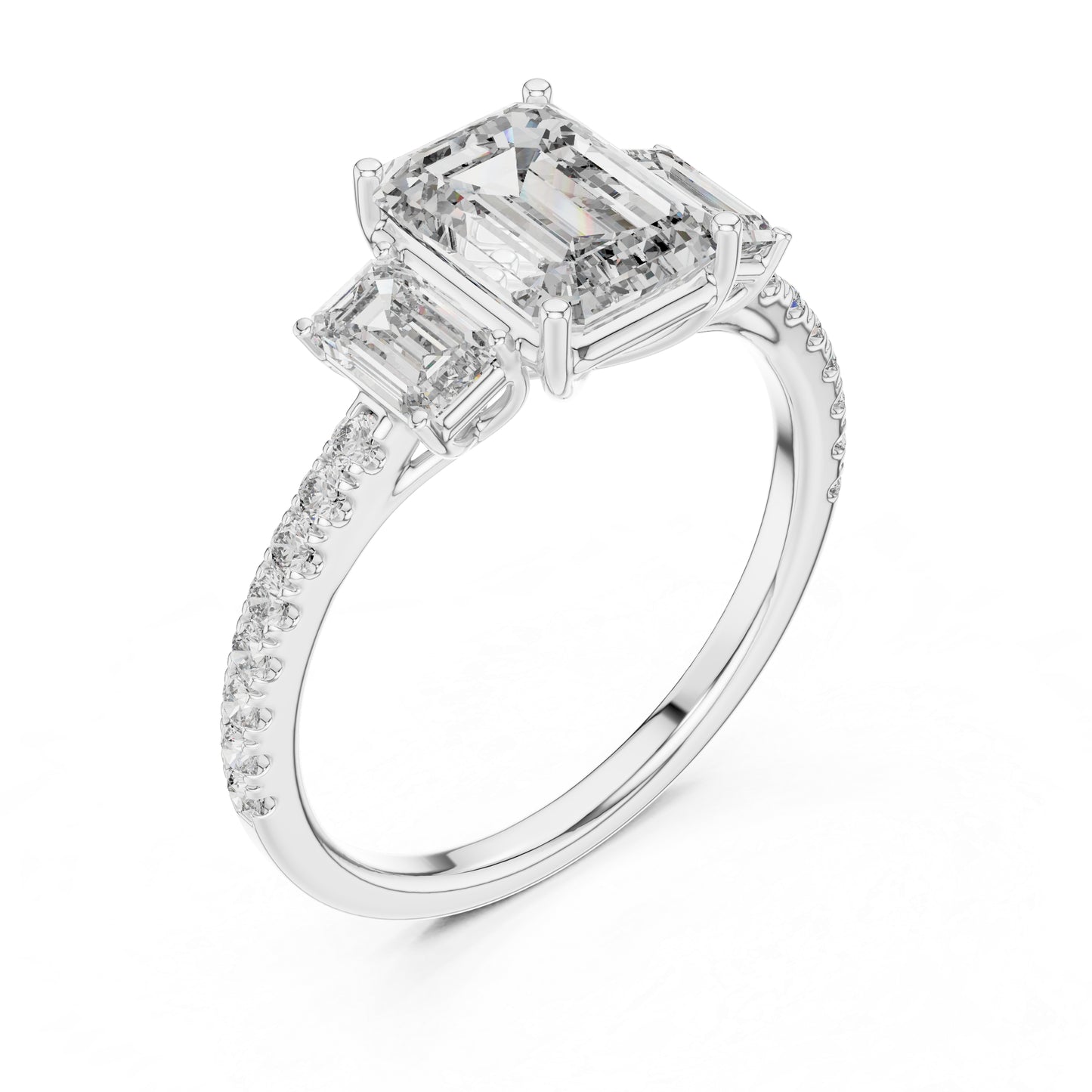 14K Rose Gold Round Cut Diamond Drop Ring for Women | Engagement Jewellery | Pure Carat