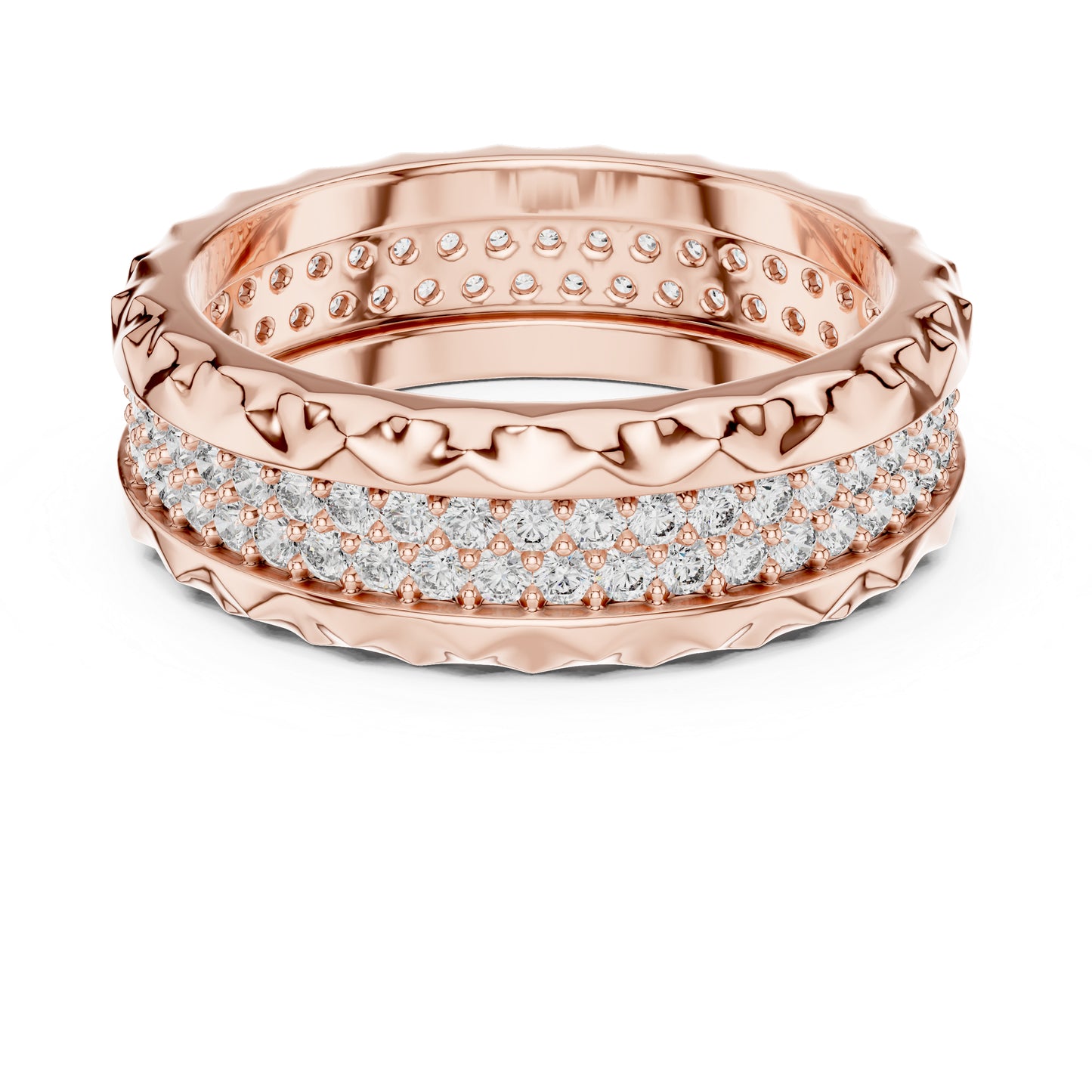14K Yellow Gold Round Lab-Grown Diamond Ring for Women | Office Wear | Pure Carat