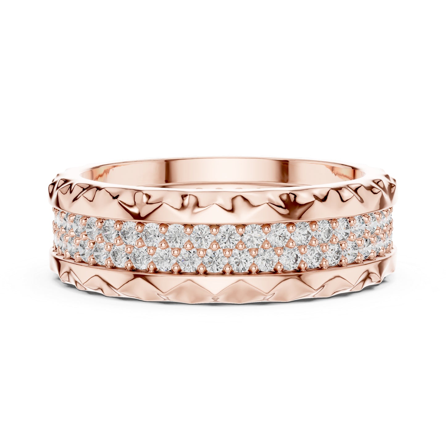 14K Yellow Gold Round Lab-Grown Diamond Ring for Women | Office Wear | Pure Carat