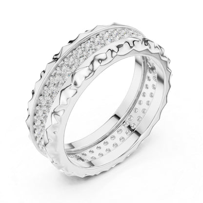 14K Yellow Gold Round Lab-Grown Diamond Ring for Women | Office Wear | Pure Carat
