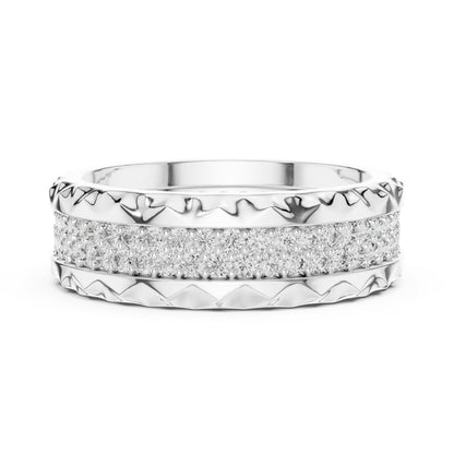 14K Yellow Gold Round Lab-Grown Diamond Ring for Women | Office Wear | Pure Carat