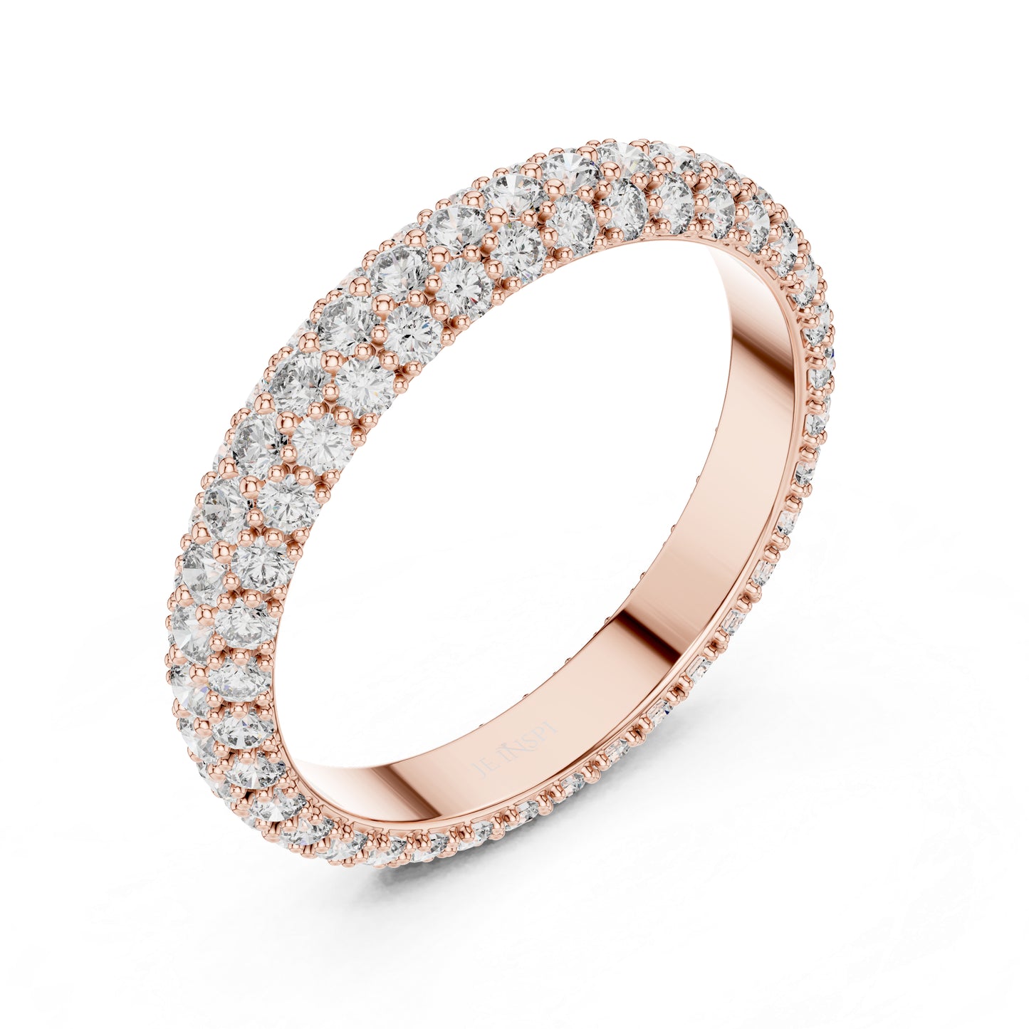 14K White Gold Round Lab-Grown Diamond Drop Ring for Women | Bridal Jewellery | Pure Carat