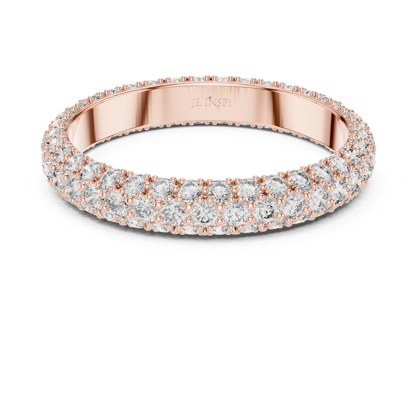 14K White Gold Round Lab-Grown Diamond Drop Ring for Women | Bridal Jewellery | Pure Carat