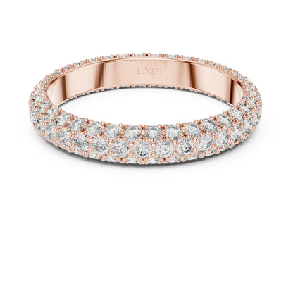 14K White Gold Round Lab-Grown Diamond Drop Ring for Women | Bridal Jewellery | Pure Carat