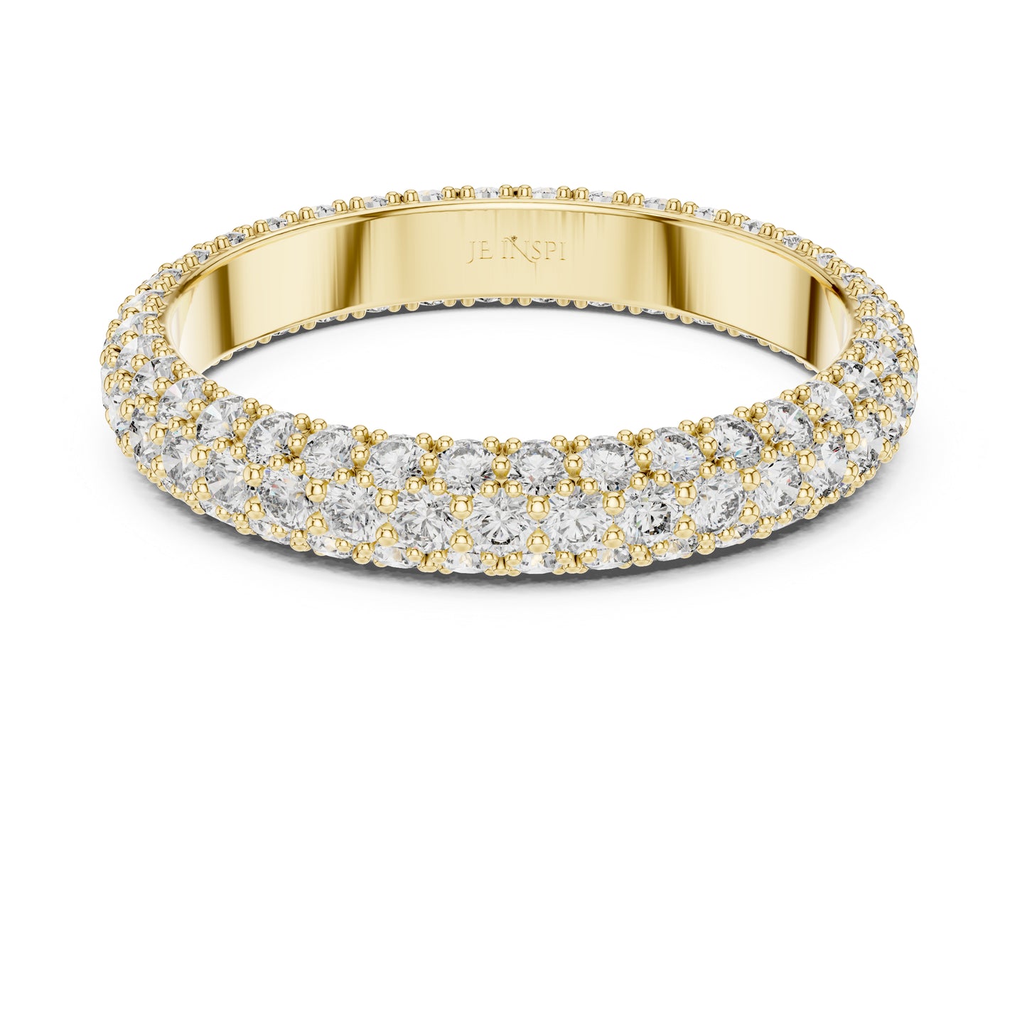 14K White Gold Round Lab-Grown Diamond Drop Ring for Women | Bridal Jewellery | Pure Carat