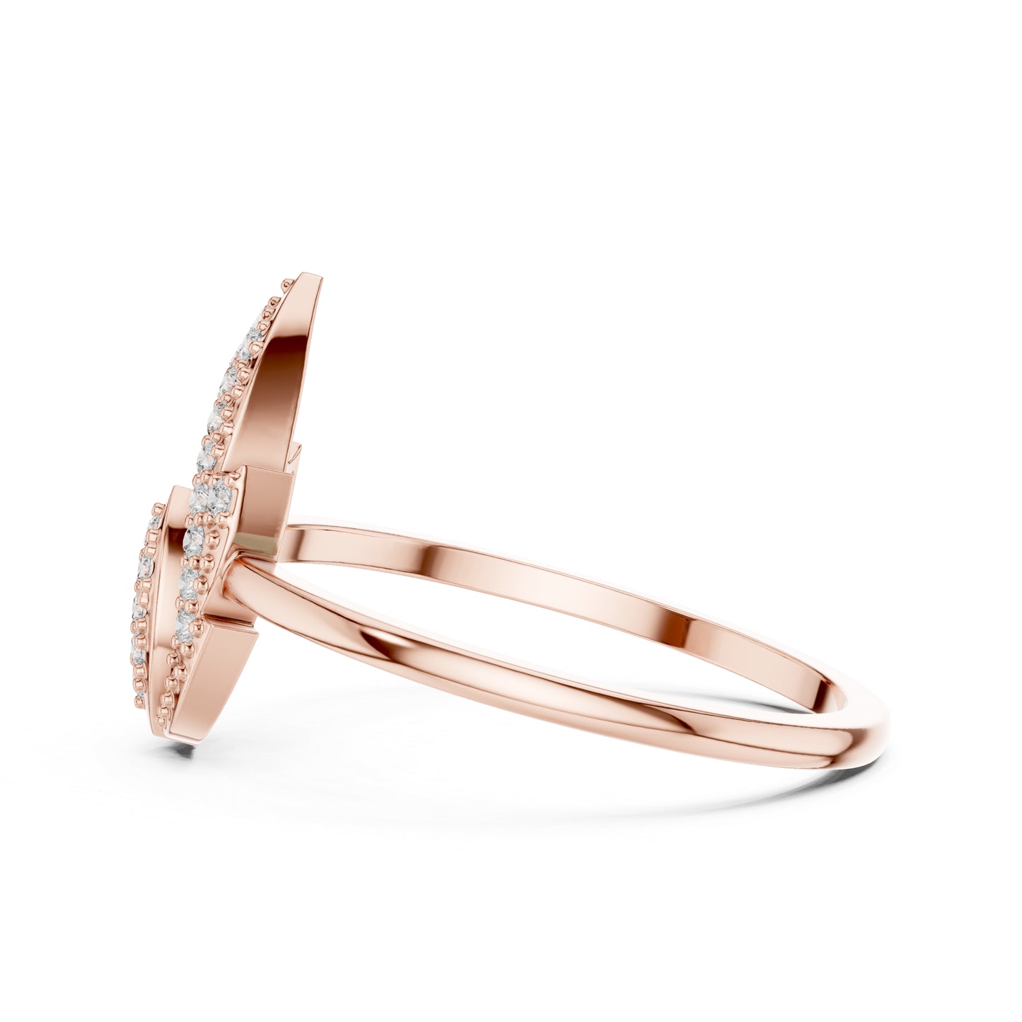 18K Yellow Gold Round Lab-Grown Diamond Engagement Ring for Women | Pure Carat