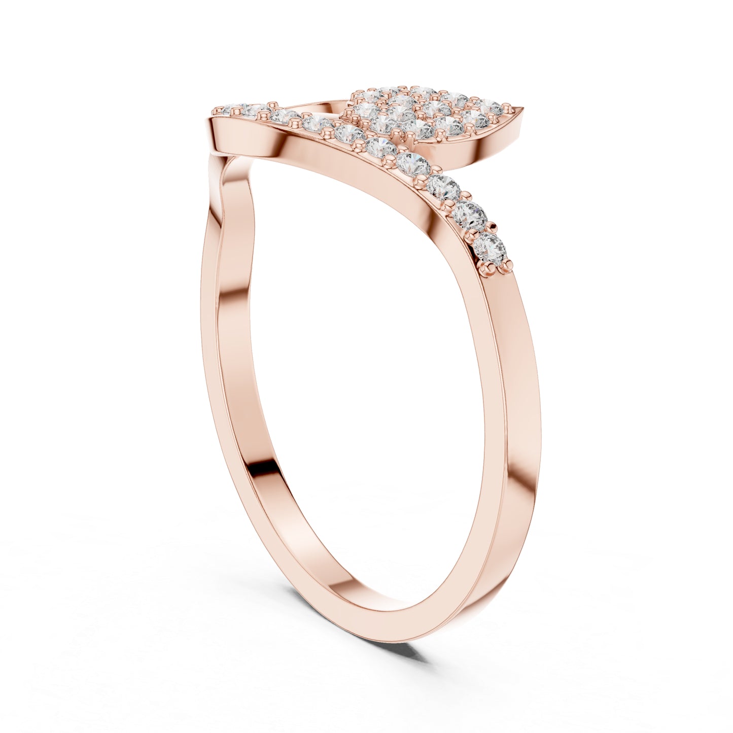 14K Yellow Gold Round Lab-Grown Diamond Ring for Women | Anniversary Gift | Pure Carat