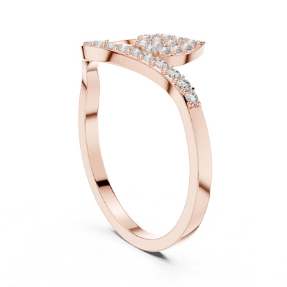 14K Yellow Gold Round Lab-Grown Diamond Ring for Women | Anniversary Gift | Pure Carat