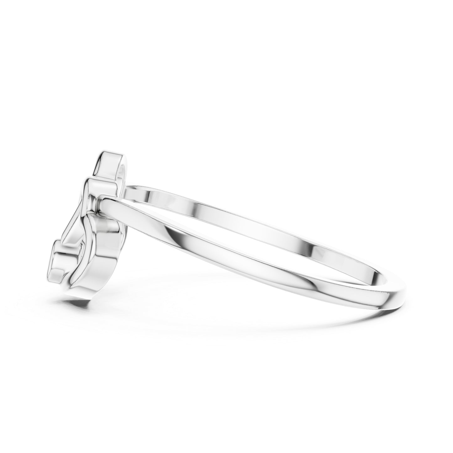 14K White Gold Round Lab-Grown Diamond Engagement Ring for Women | Pure Carat