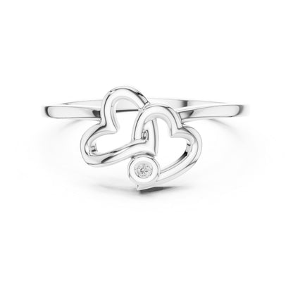 14K White Gold Round Lab-Grown Diamond Engagement Ring for Women | Pure Carat