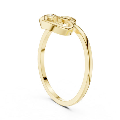 14K White Gold Round Lab-Grown Diamond Engagement Ring for Women | Pure Carat
