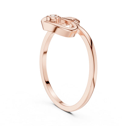 14K White Gold Round Lab-Grown Diamond Engagement Ring for Women | Pure Carat