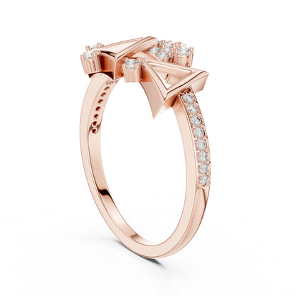 14K Yellow Gold Round Lab-Grown Diamond Bridal Ring for Women | Pure Carat