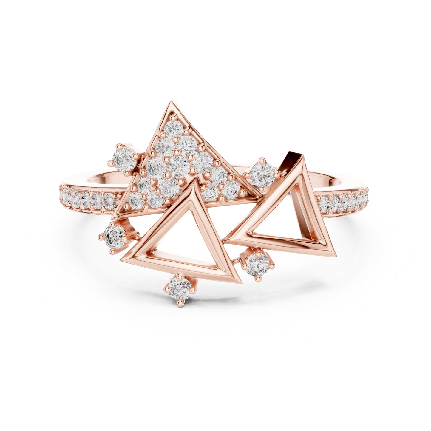 14K Yellow Gold Round Lab-Grown Diamond Bridal Ring for Women | Pure Carat