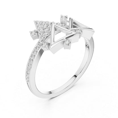 14K Yellow Gold Round Lab-Grown Diamond Bridal Ring for Women | Pure Carat