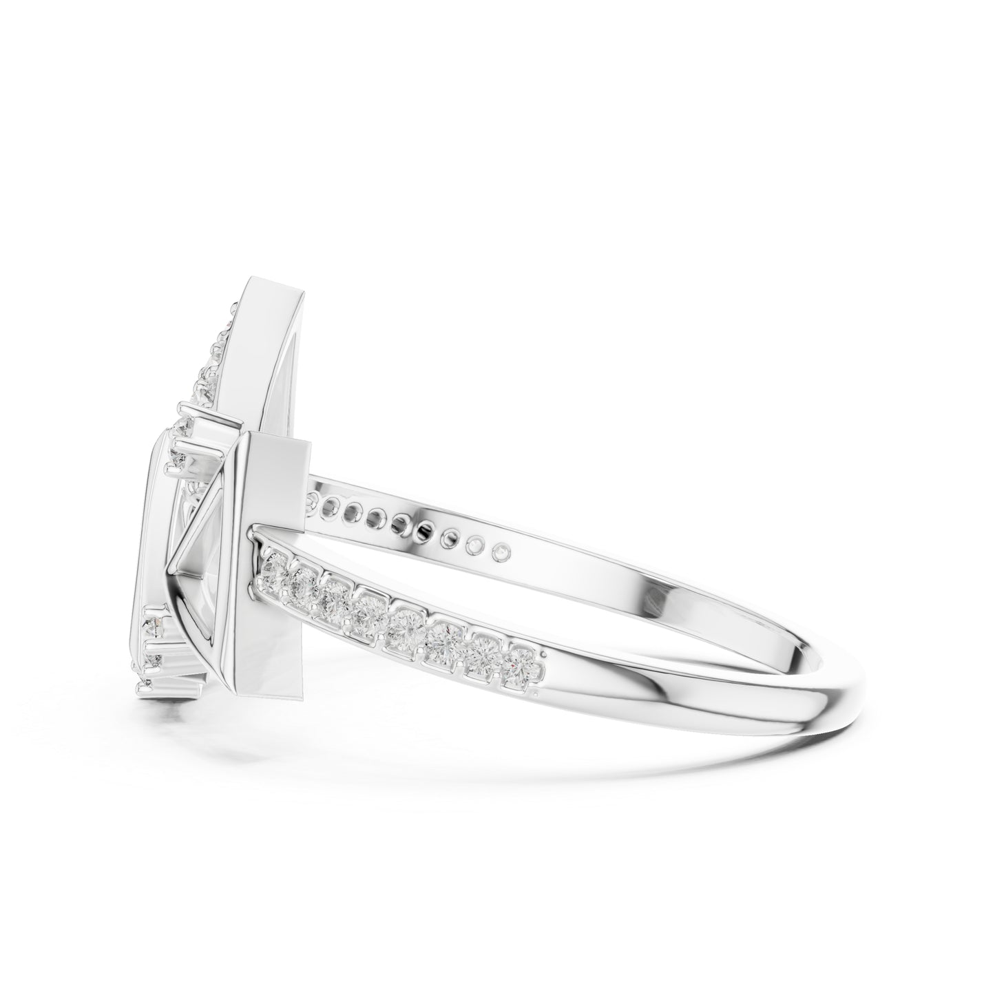 14K Yellow Gold Round Lab-Grown Diamond Bridal Ring for Women | Pure Carat