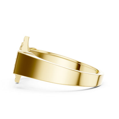 18K Rose Gold Round Lab-Grown Diamond Party Wear Ring for Women | Pure Carat