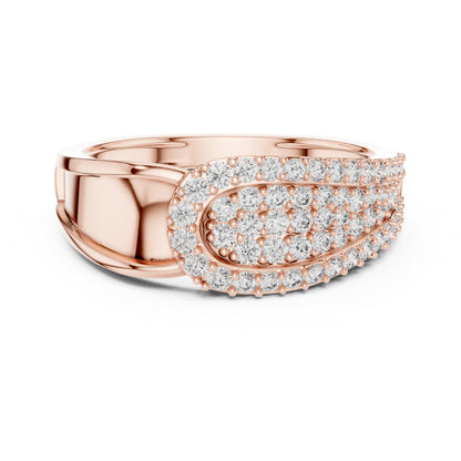 14K Yellow Gold Round Lab-Grown Diamond Engagement Ring for Women | Pure Carat