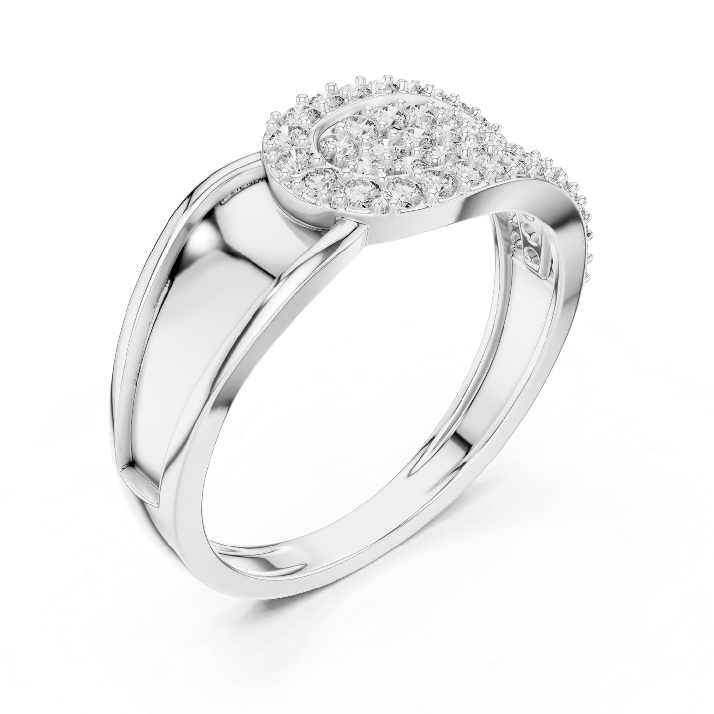 14K Yellow Gold Round Lab-Grown Diamond Engagement Ring for Women | Pure Carat