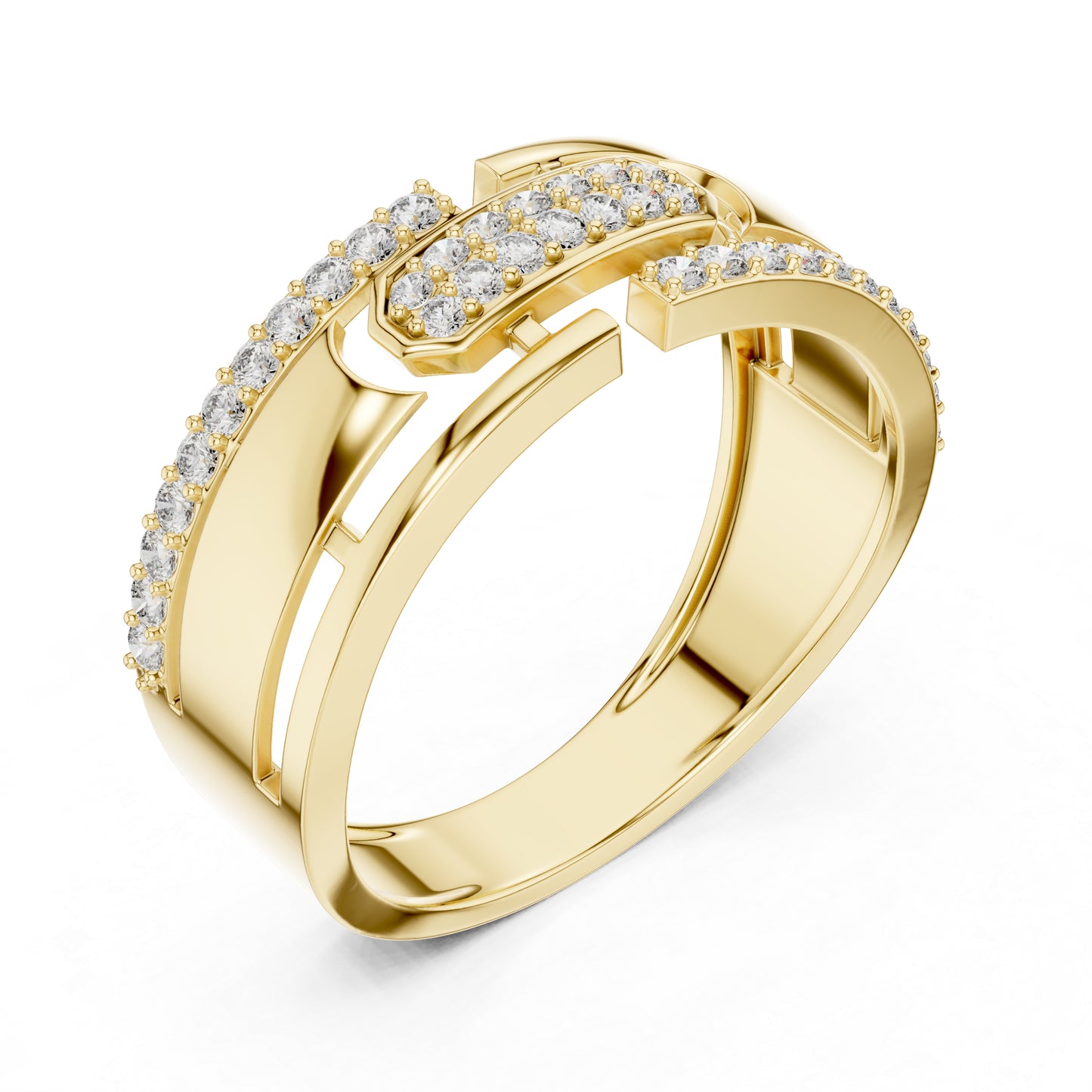 18K Rose Gold Round Lab-Grown Diamond Everyday Wear Ring for Women | Pure Carat