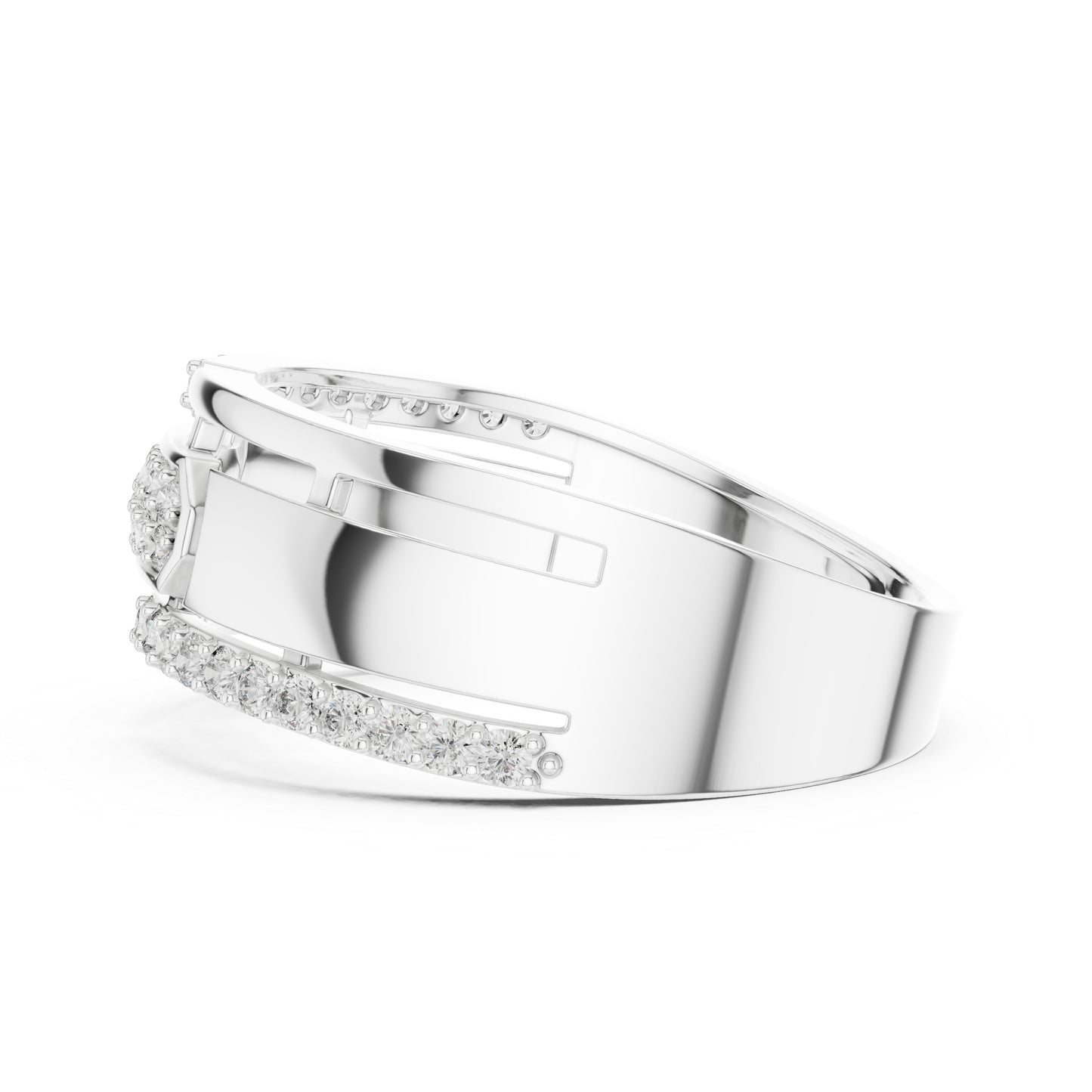18K Rose Gold Round Lab-Grown Diamond Everyday Wear Ring for Women | Pure Carat