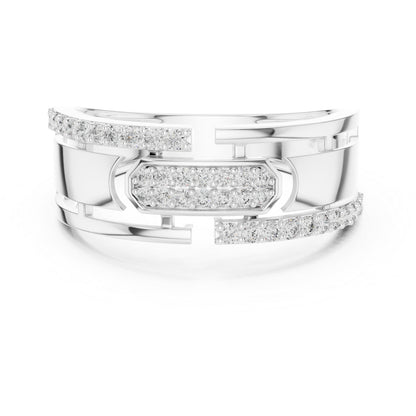 18K Rose Gold Round Lab-Grown Diamond Everyday Wear Ring for Women | Pure Carat