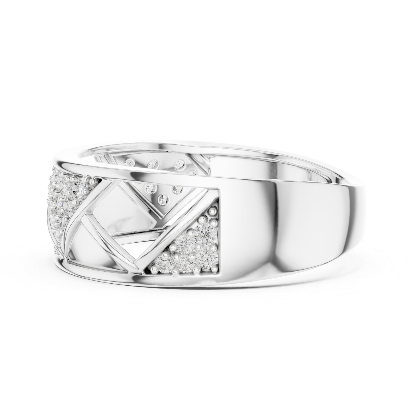 14K Yellow Gold Round Lab-Grown Diamond Bridal Drop Ring for Women | Pure Carat