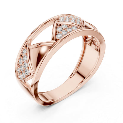 14K Yellow Gold Round Lab-Grown Diamond Bridal Drop Ring for Women | Pure Carat