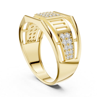 18K White Gold Round Lab-Grown Diamond Anniversary Gift Ring for Women | Pure Carat