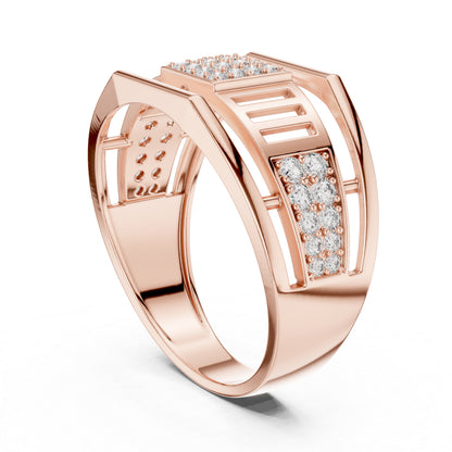 18K White Gold Round Lab-Grown Diamond Anniversary Gift Ring for Women | Pure Carat