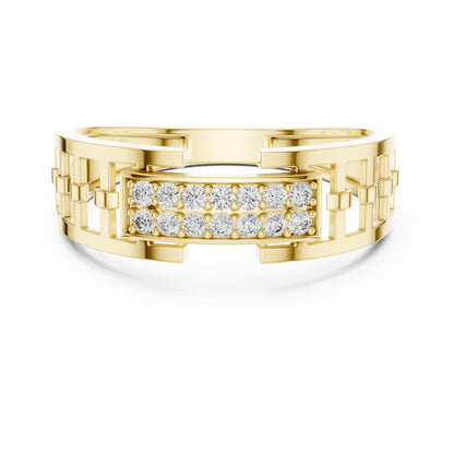 14K Rose Gold Round Lab-Grown Diamond Wedding Ring for Women | Pure Carat