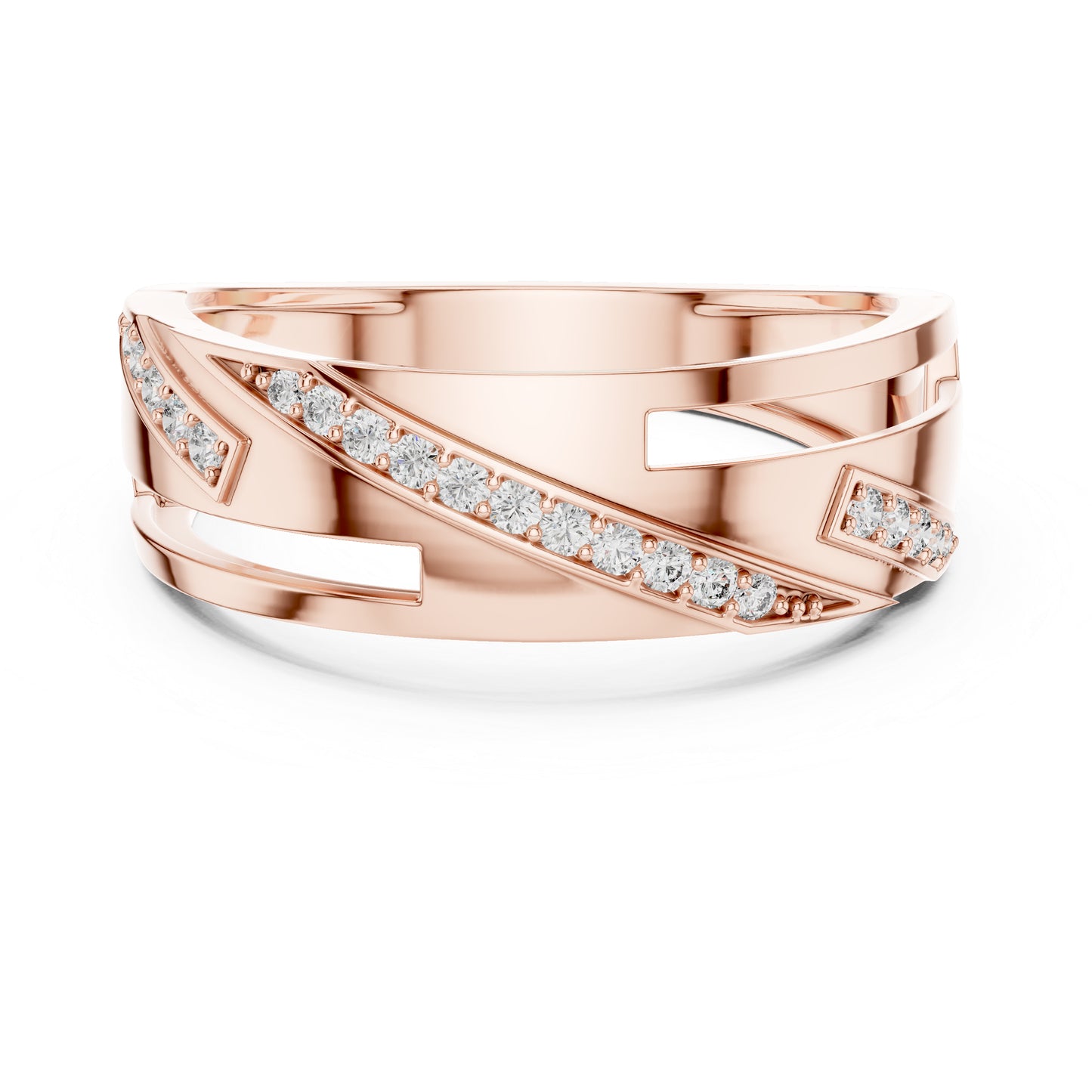14K Yellow Gold Round Lab-Grown Diamond Drop Ring for Everyday Wear | Pure Carat