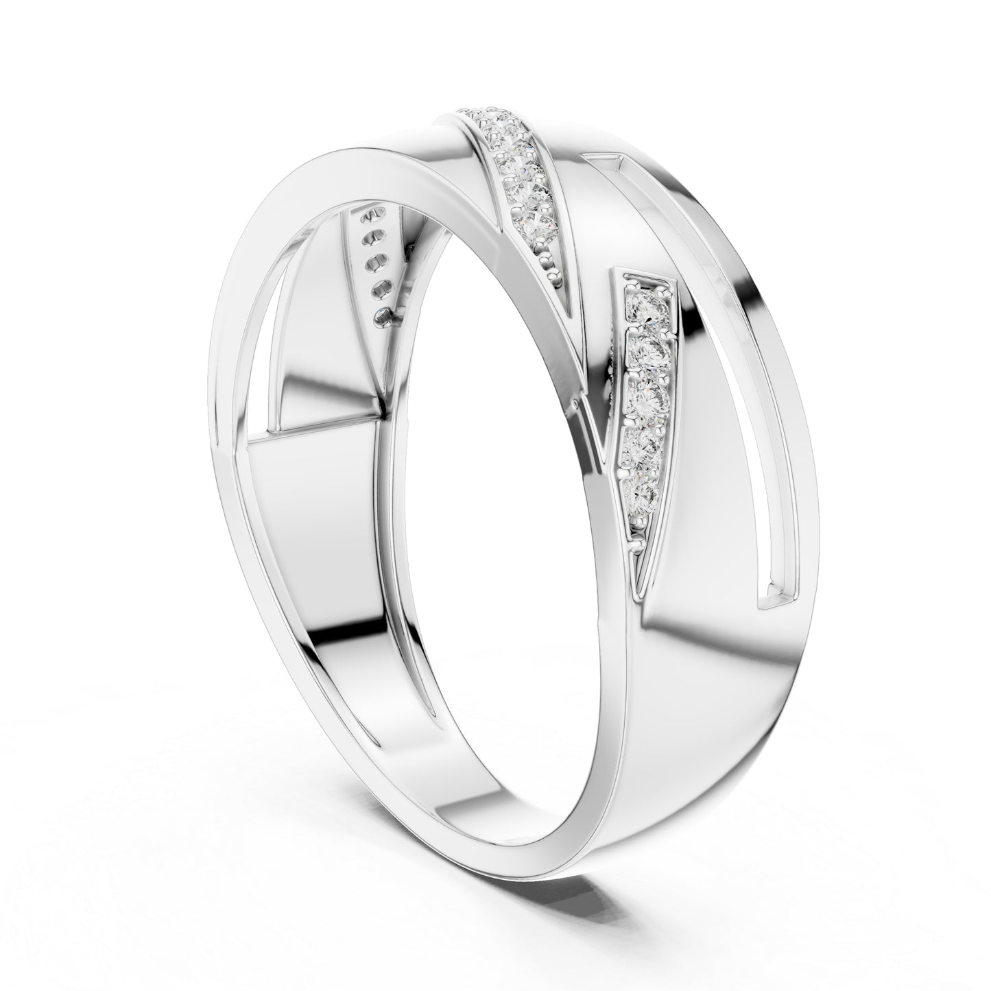 14K Yellow Gold Round Lab-Grown Diamond Drop Ring for Everyday Wear | Pure Carat