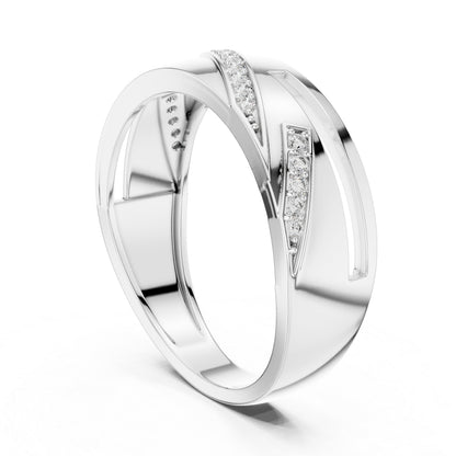 14K Yellow Gold Round Lab-Grown Diamond Drop Ring for Everyday Wear | Pure Carat