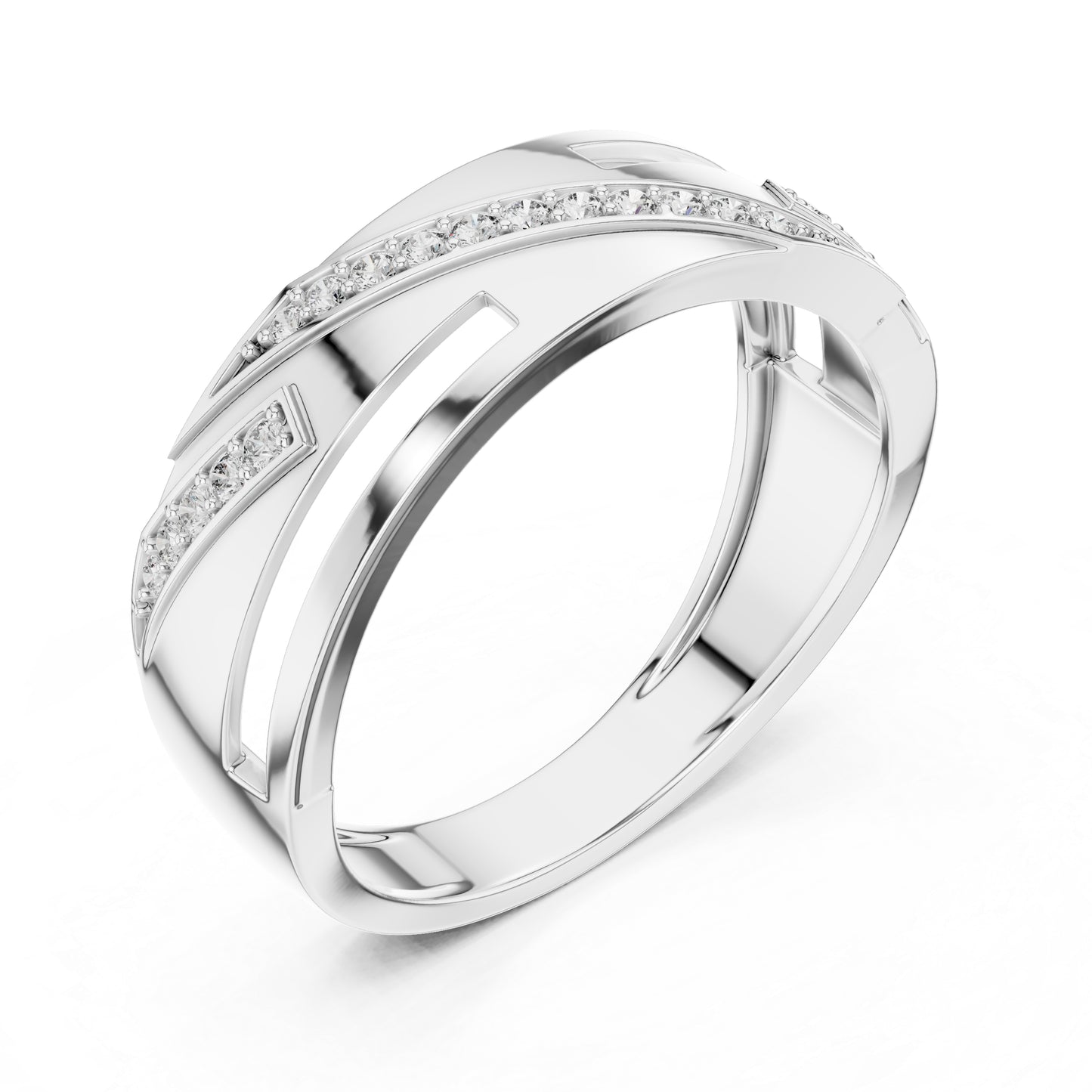 14K Yellow Gold Round Lab-Grown Diamond Drop Ring for Everyday Wear | Pure Carat