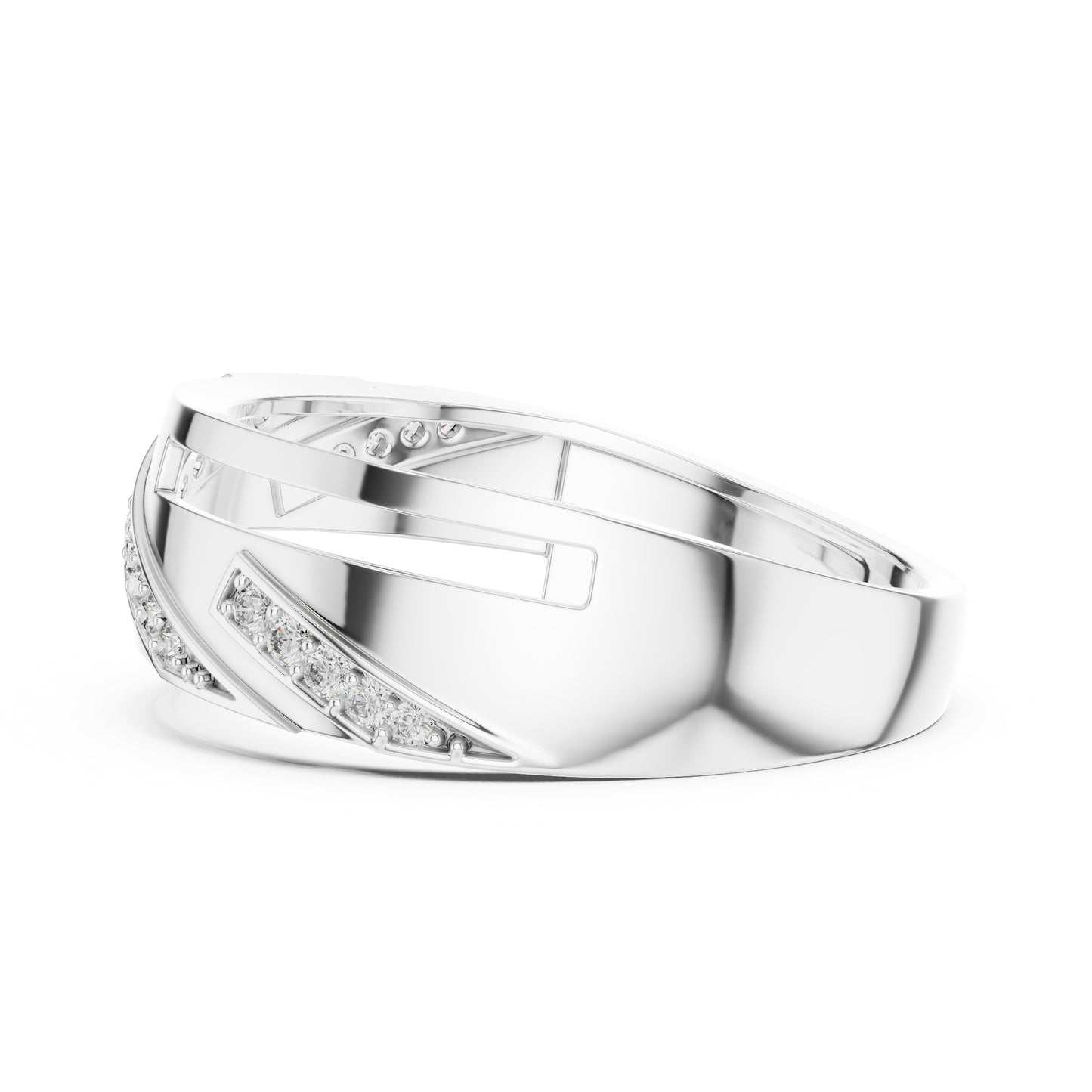 14K Yellow Gold Round Lab-Grown Diamond Drop Ring for Everyday Wear | Pure Carat