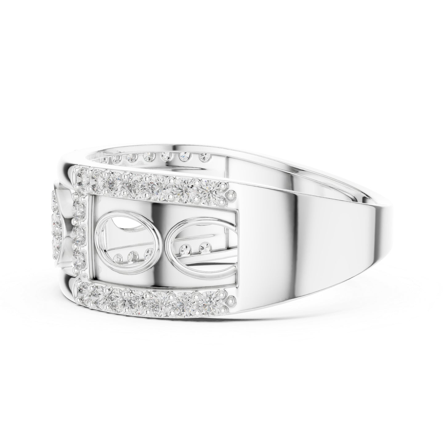 18K Rose Gold Round Lab-Grown Diamond Office Wear Ring for Women | Pure Carat
