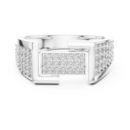 18K Yellow Gold Round Lab-Grown Diamond Bridal Drop Ring for Women | Pure Carat