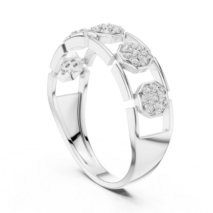 14K Yellow Gold Round Lab-Grown Diamond Wedding Drop Ring for Women | Pure Carat