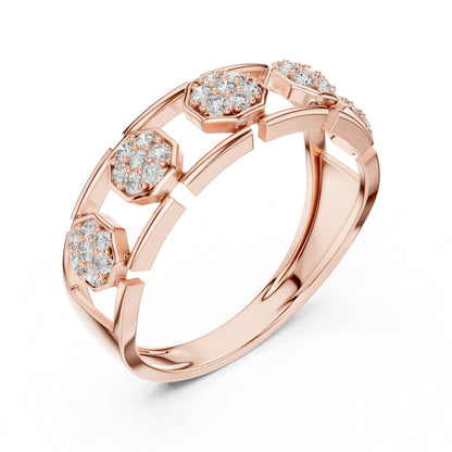 14K Yellow Gold Round Lab-Grown Diamond Wedding Drop Ring for Women | Pure Carat