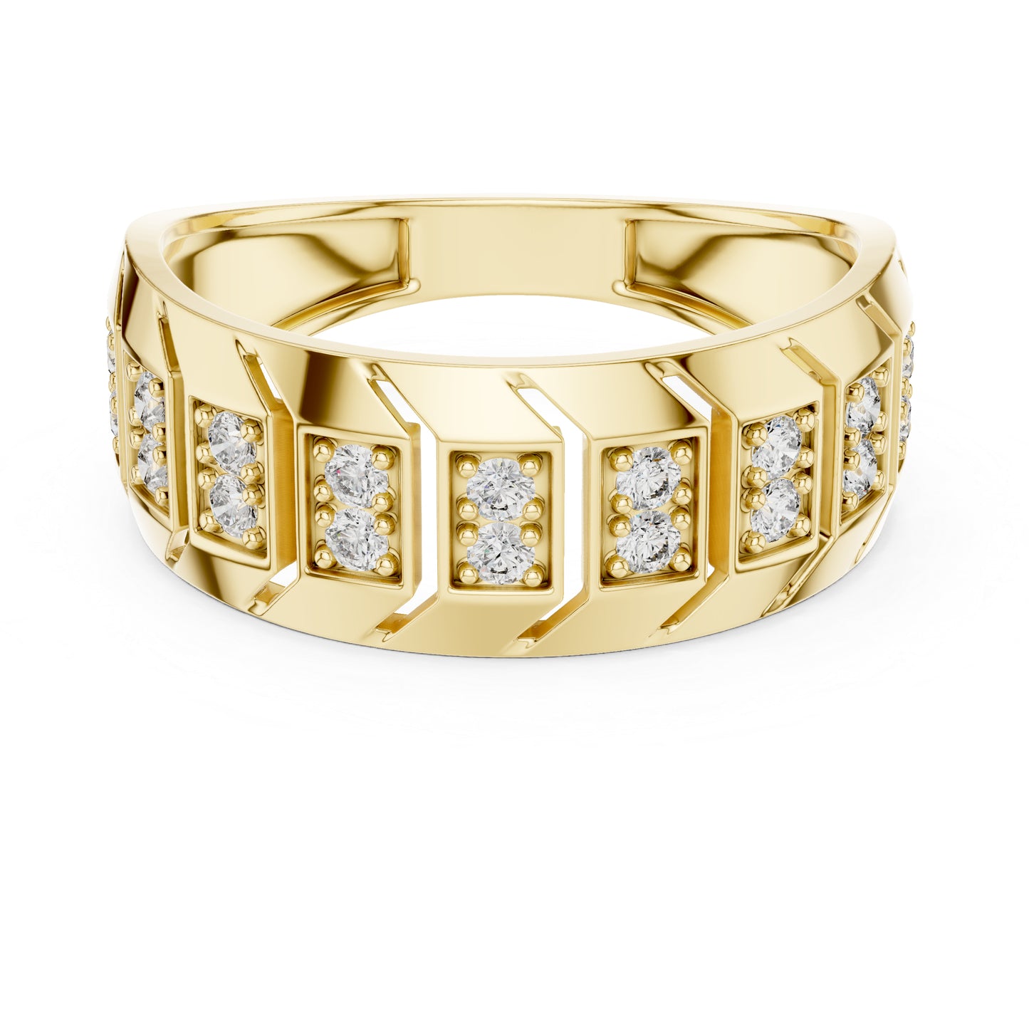 18K White Gold Round Lab-Grown Diamond Anniversary Gift Ring for Women | Pure Carat