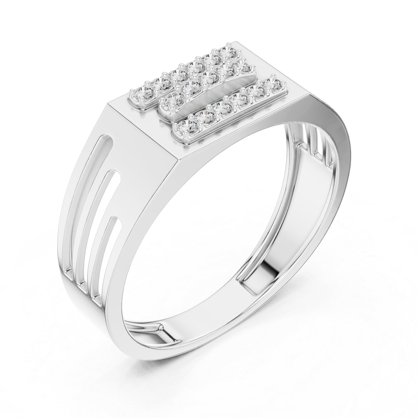 18K Rose Gold Round Lab-Grown Diamond Engagement Ring for Women | Pure Carat