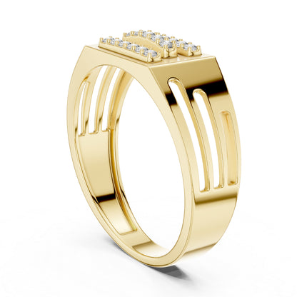 18K Rose Gold Round Lab-Grown Diamond Engagement Ring for Women | Pure Carat