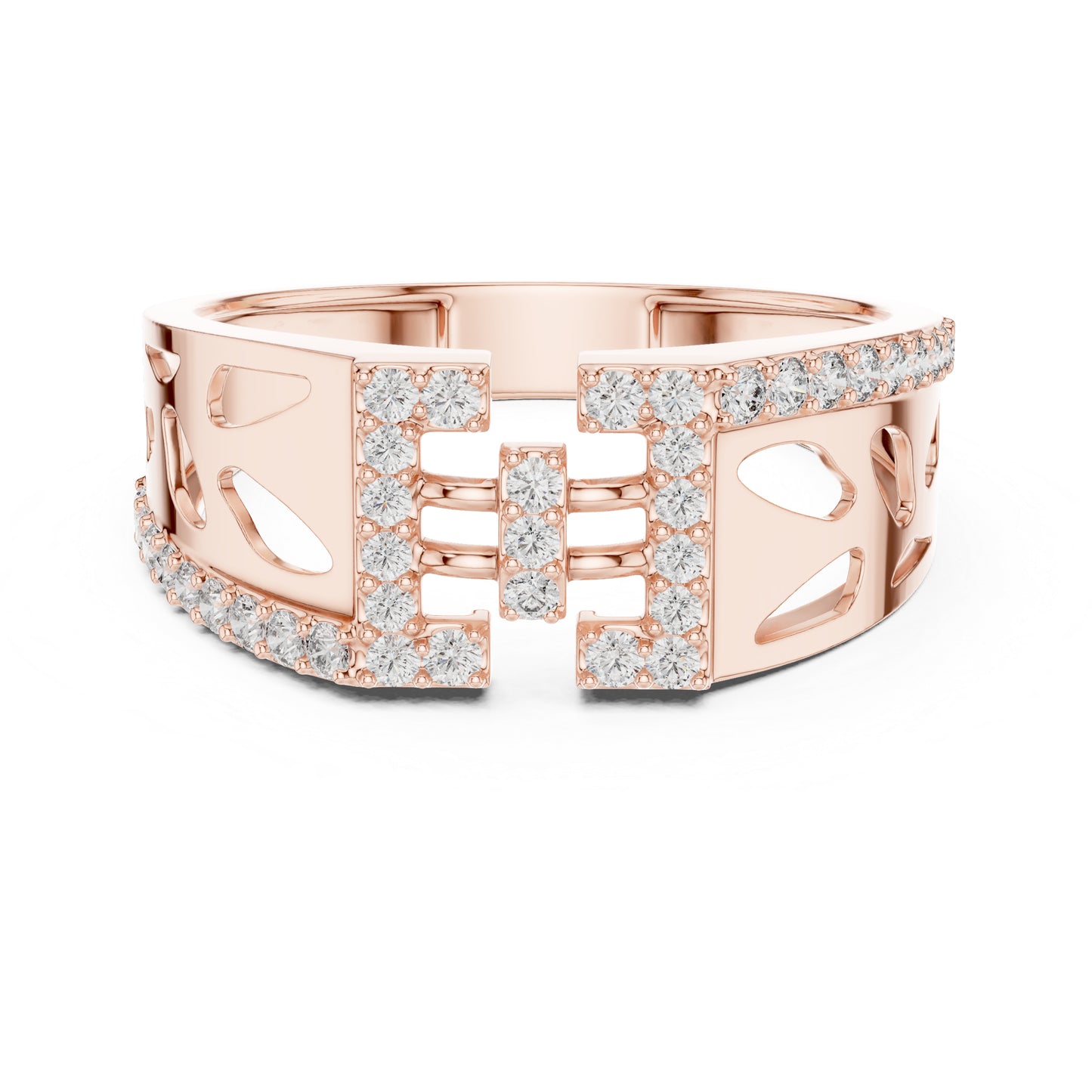 14K Yellow Gold Round Lab-Grown Diamond Bridal Drop Ring for Women | Pure Carat