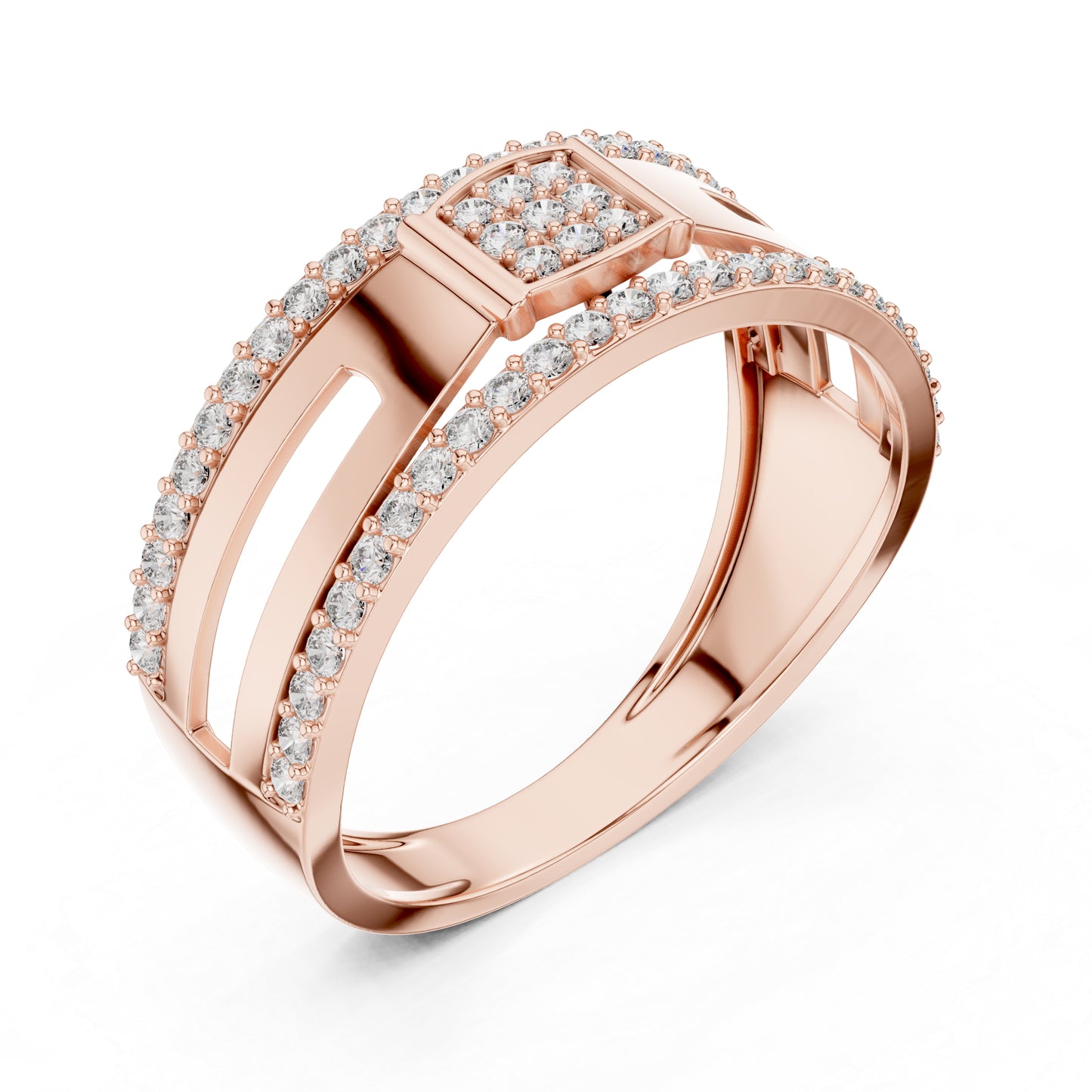 18K Yellow Gold Round Lab-Grown Diamond Wedding Ring for Women | Pure Carat