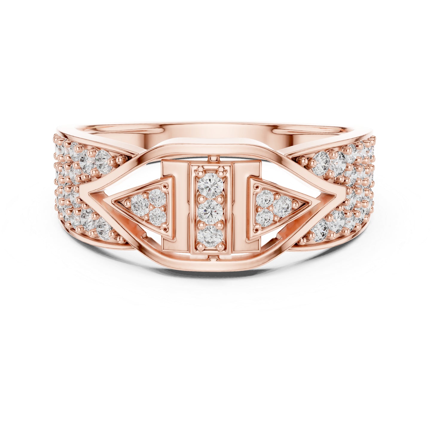 14K White Gold Round Lab-Grown Diamond Anniversary Drop Ring for Women | Pure Carat