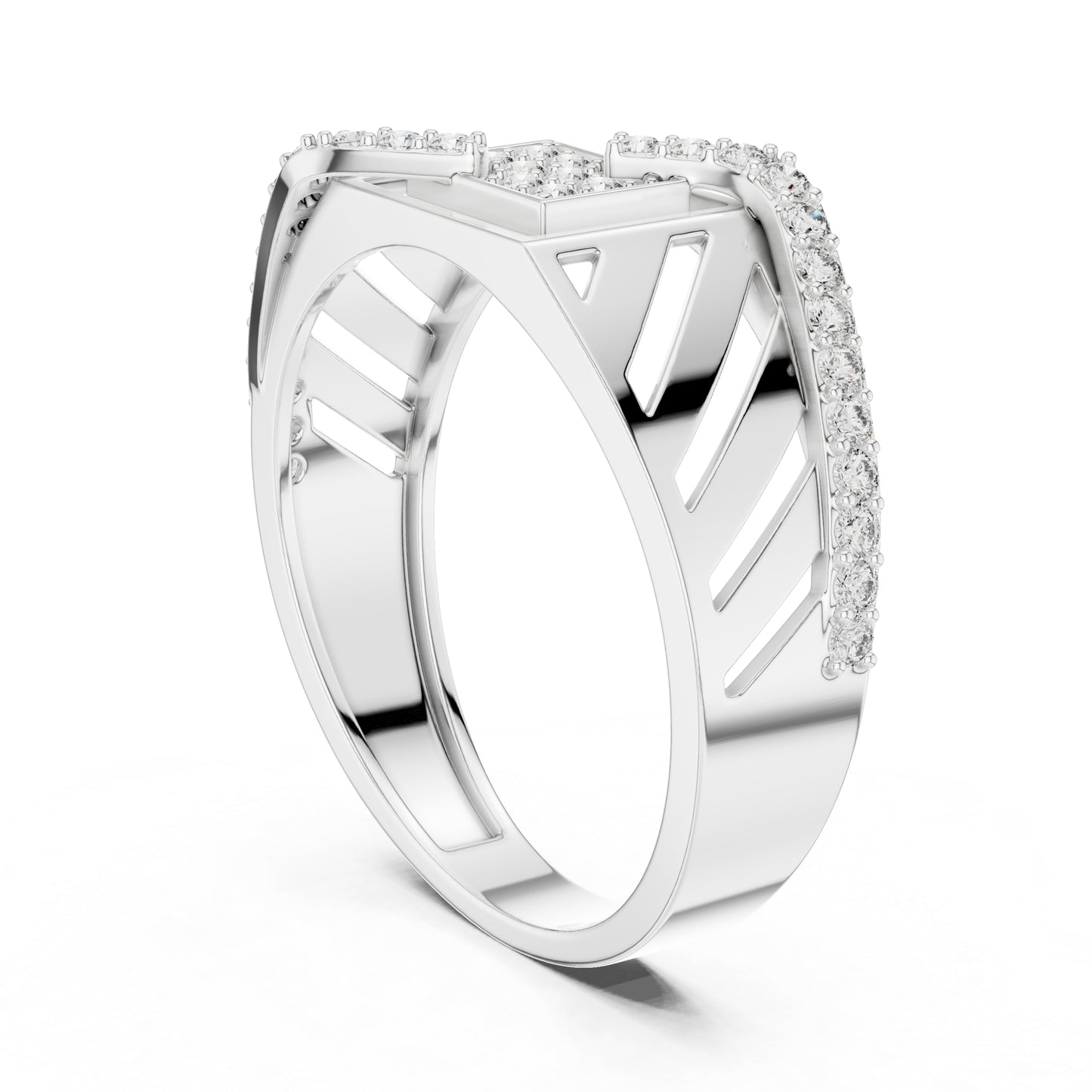 18K Yellow Gold Round Lab-Grown Diamond Everyday Wear Drop Ring for Women | Pure Carat